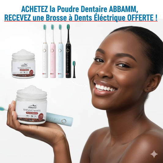 🦷Une Poudre Dentaire acheté = Brosse à Dents Électrique OFFERTE